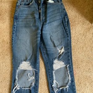 Ripped Mom Jeans From Hollister